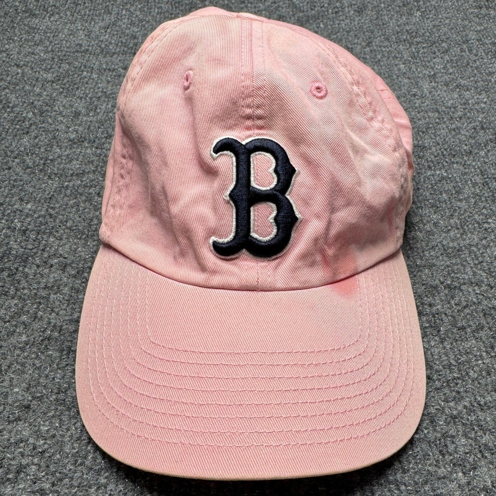 Boston Red Sox Twins Enterprise Hat‎ Womens OSFA Pink Baseball Cap MLB Fan
